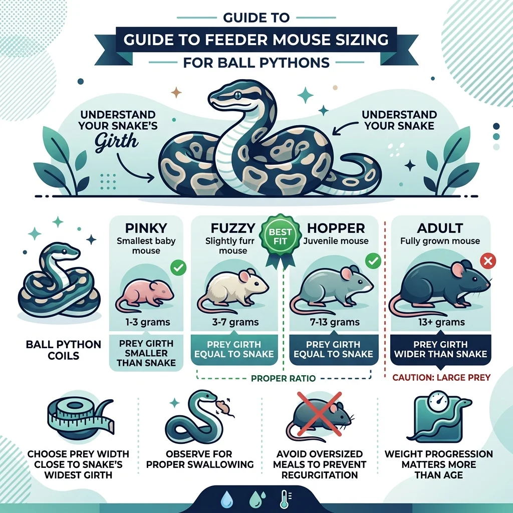 What Size Mouse for Ball Python? (Simple Size Chart Guide)
